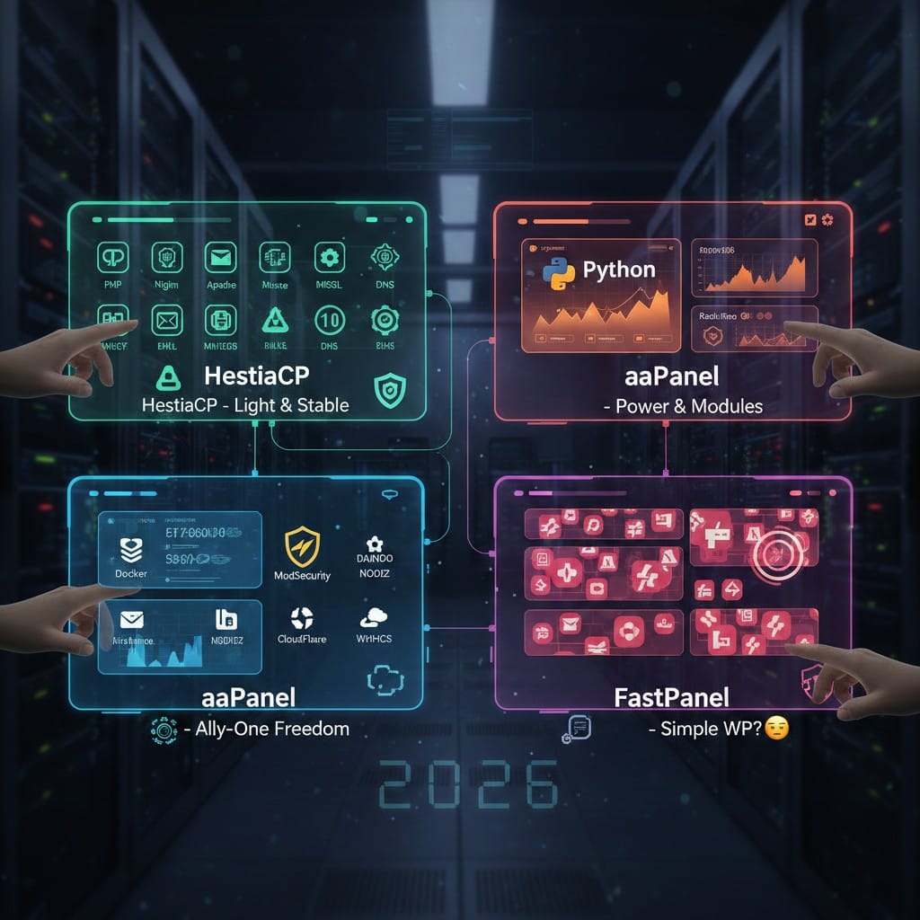 Топ бесплатных панелей управления сервером: личный опыт и рекомендации