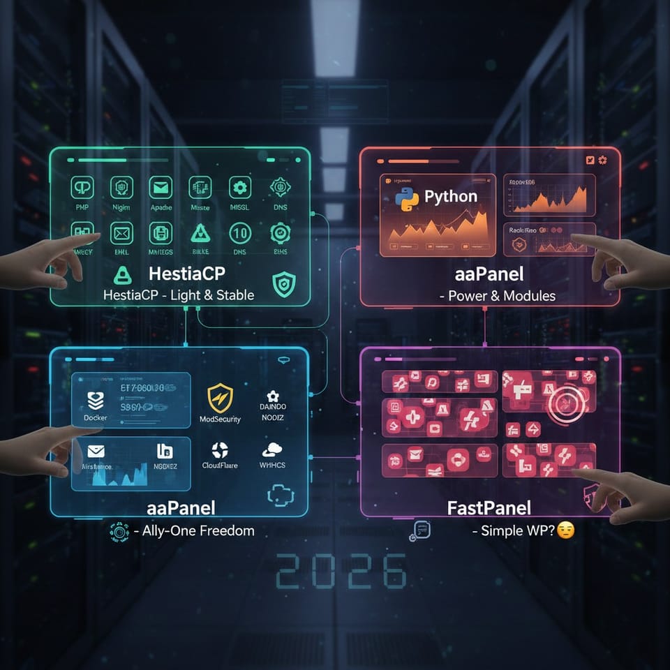 Топ бесплатных панелей управления сервером: личный опыт и рекомендации